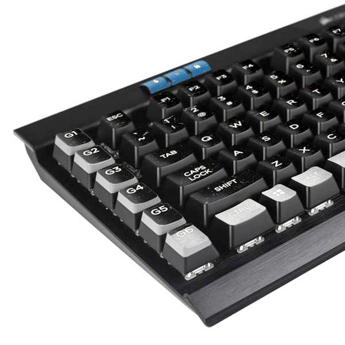 Estonia Flag Distressed K95 RGB PLATINUM Mechanical Gaming Keyboard Skin